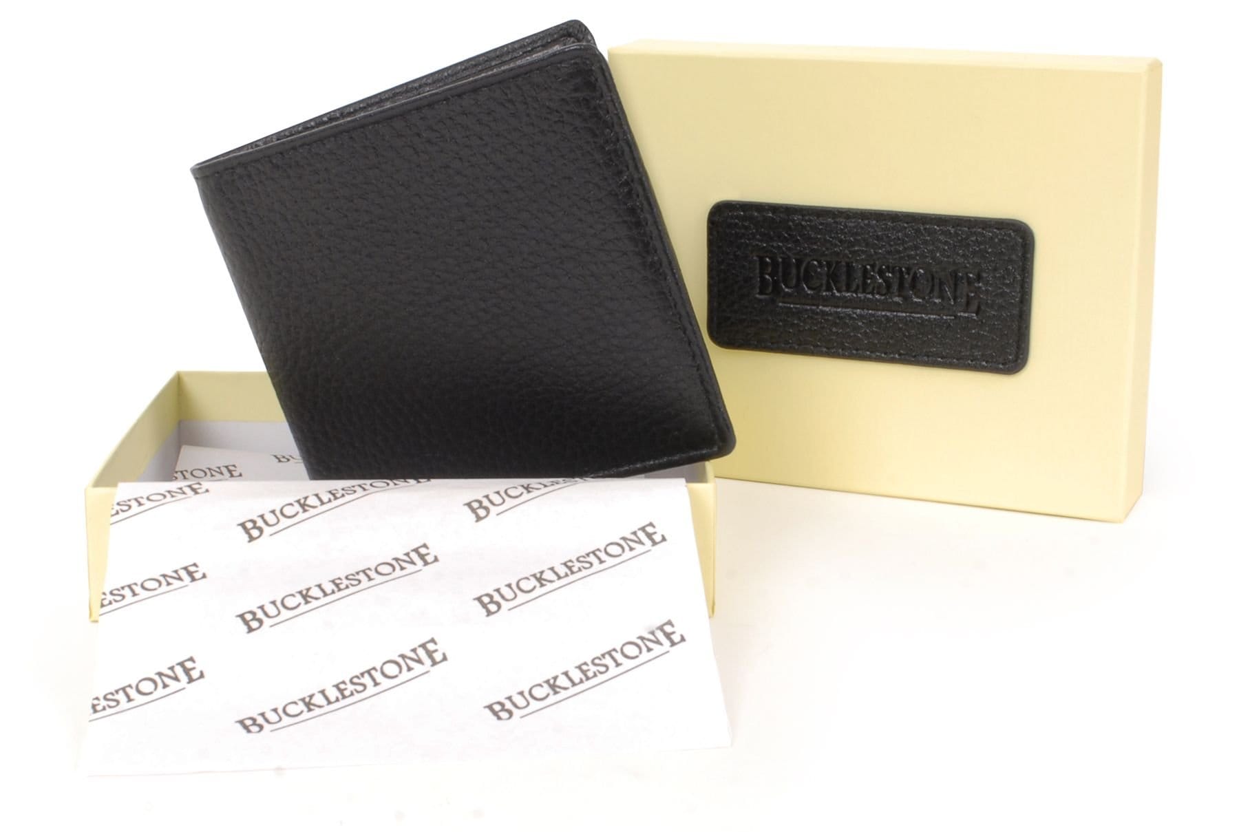 Bucklestone Bucklestone Men's Oxford Slim Wallet in Black - 4