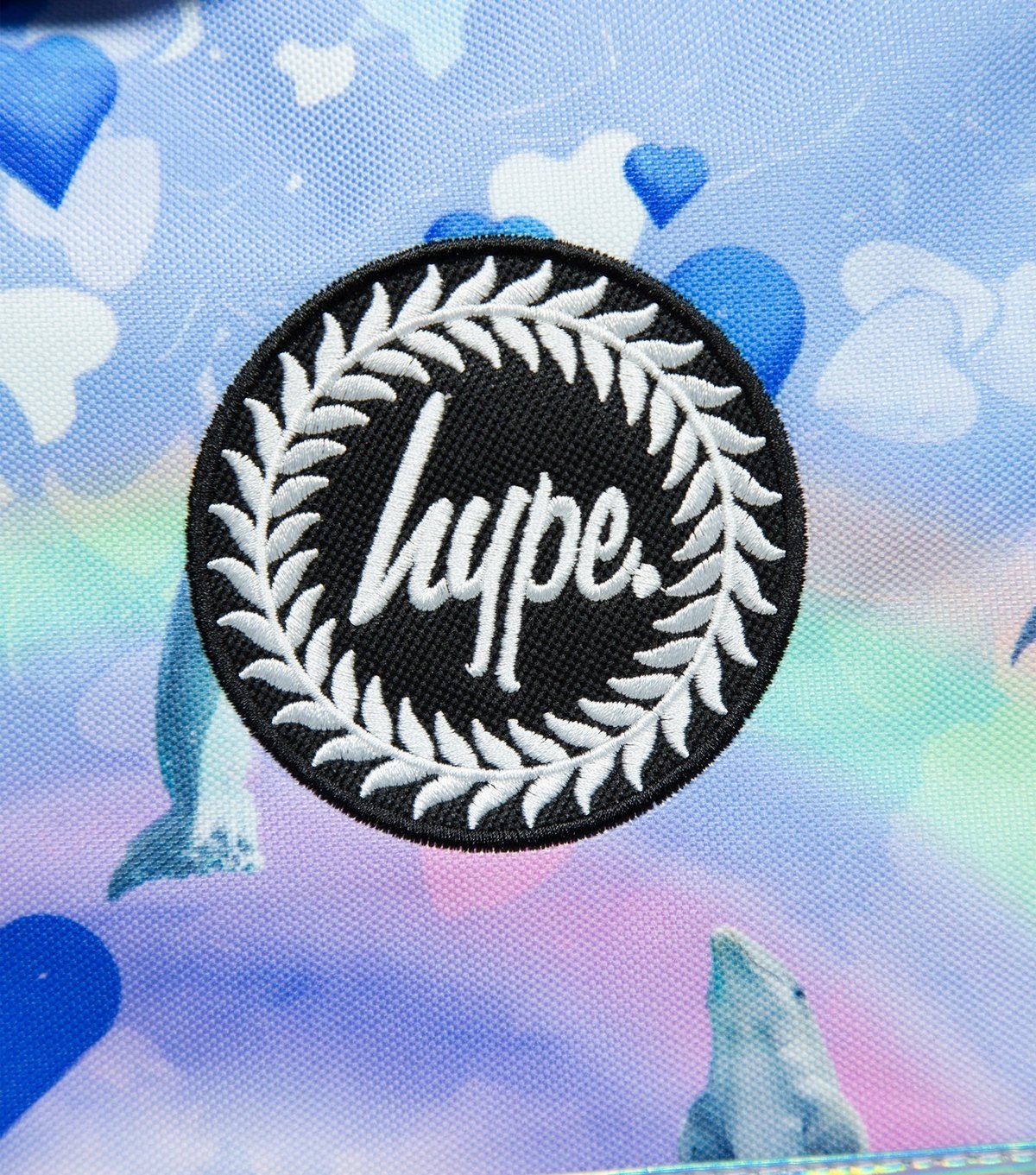 Hype Multicoloured Holographic Dolphin Iconic Backpack HYPE New Look - 2