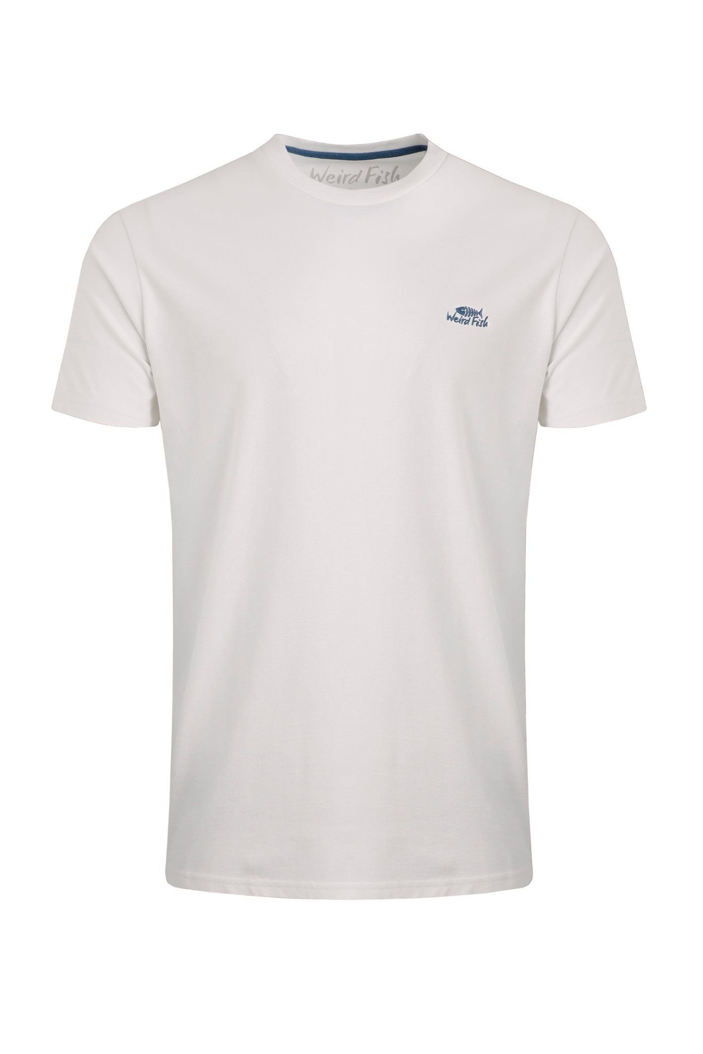 Weird Fish Weird Fish Men's Hooked Branded T-Shirt in Ivory - 2
