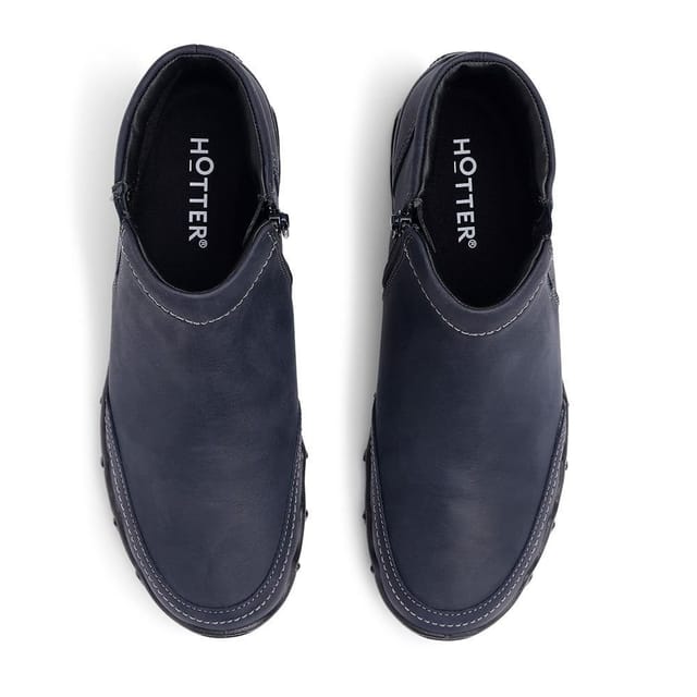 Hotter Hotter Women's Wide Fit 'Winslow' Ankle Boots in Navy - 3