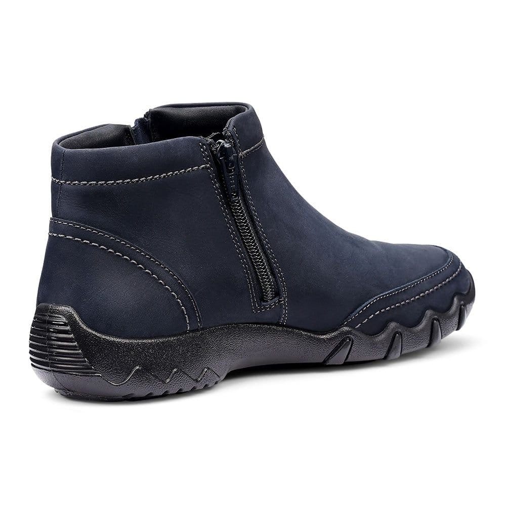 Hotter Hotter Women's Wide Fit 'Winslow' Ankle Boots in Navy - 4