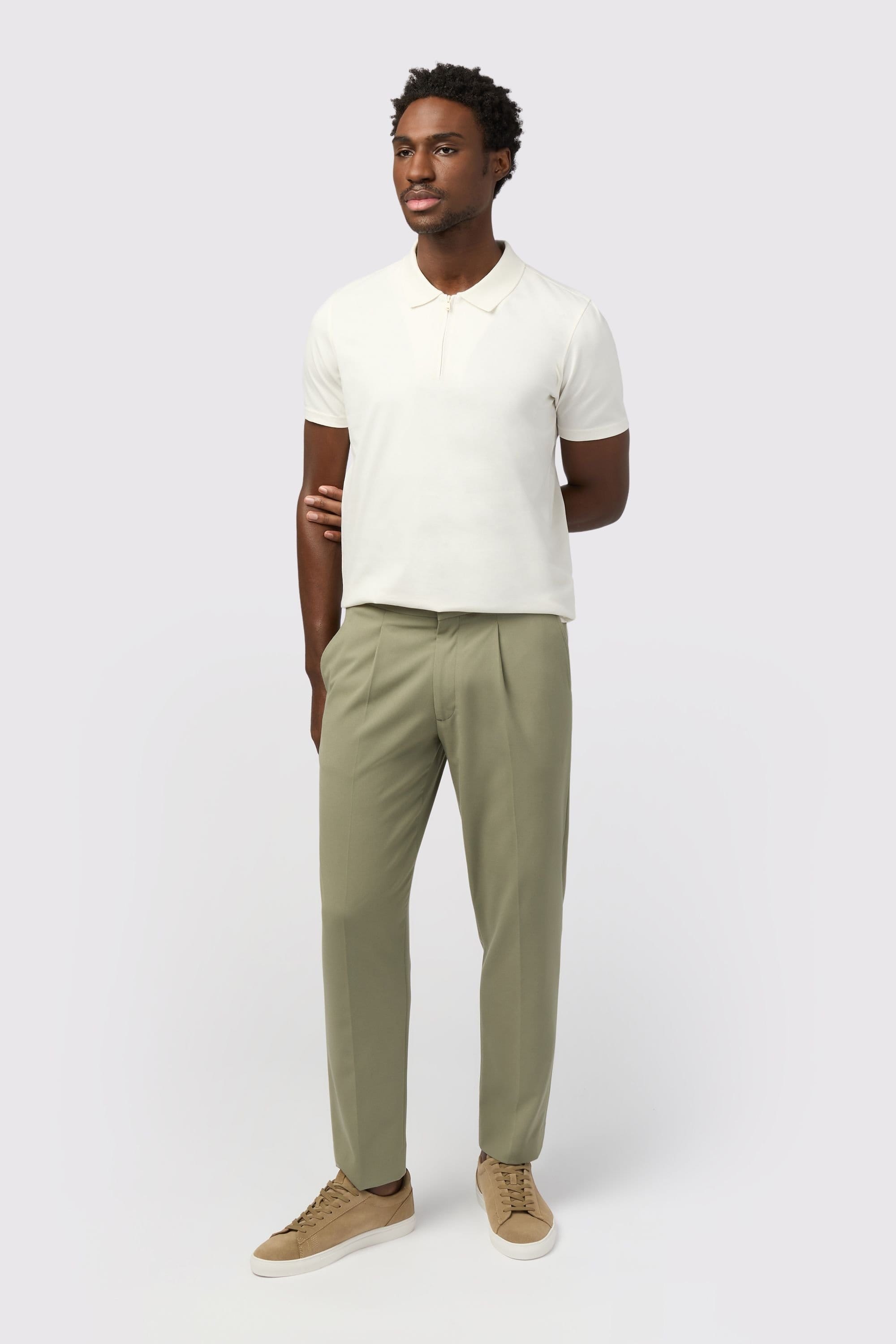 Melka Melka Men's Trousers With Side Adjuster in Green - 2