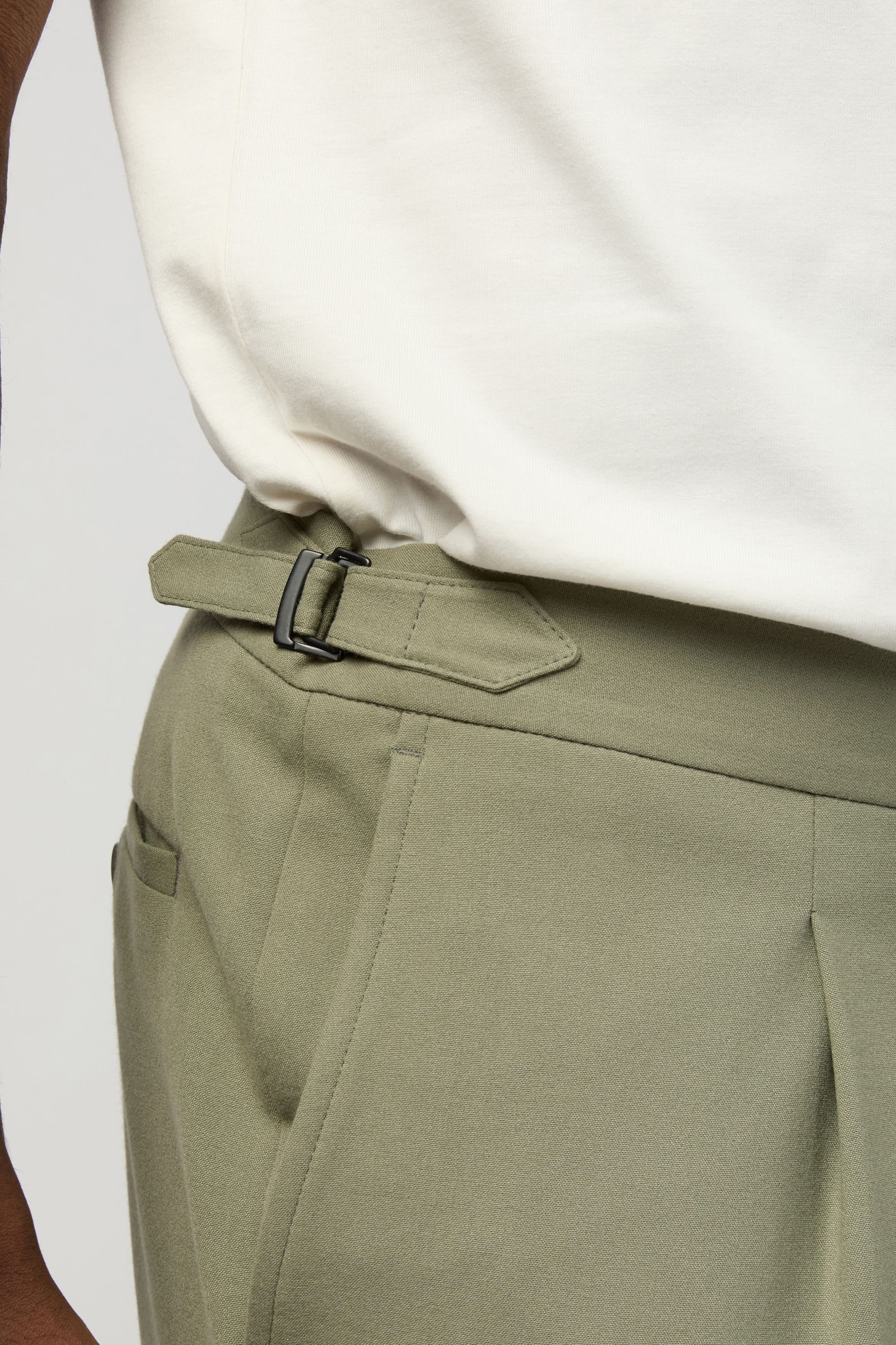 Melka Melka Men's Trousers With Side Adjuster in Green - 3