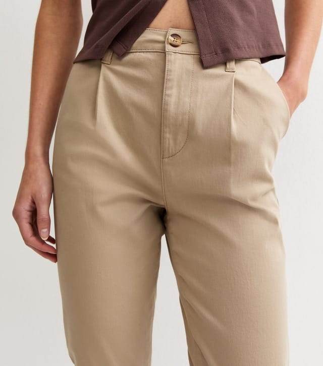 New Look Women's Tall Stone Slim Leg Chino Trousers New Look - 2