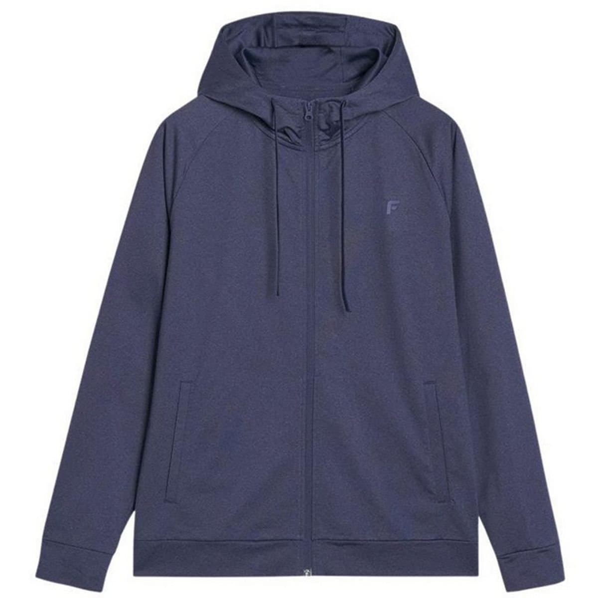 4F 4F Men's WSS25TFSWM512 Full Zip Hoodie in Navy