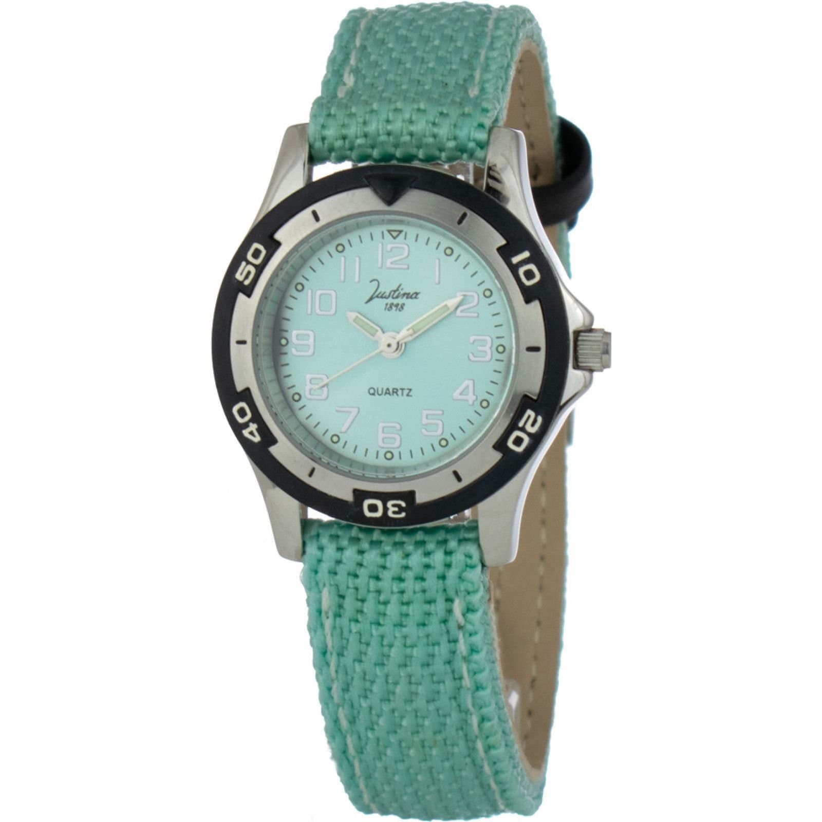 Justina Justina Women's 32557V 28mm Quartz Watch in Green