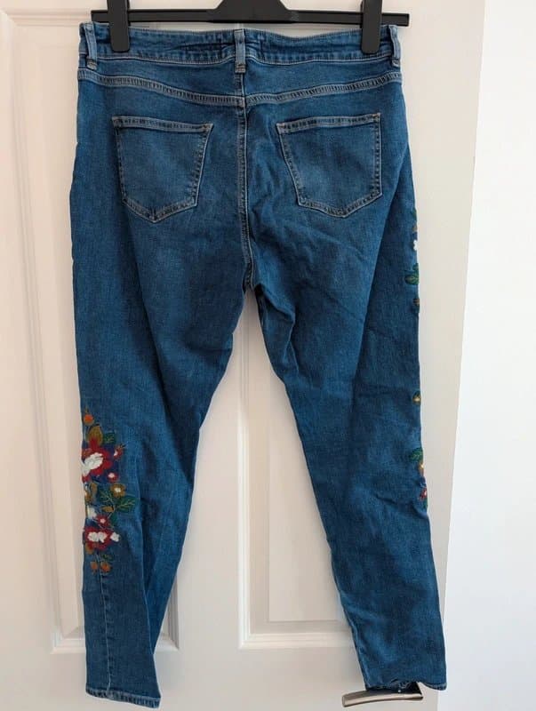 New Look Embroidered Jeans