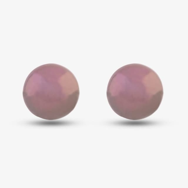 T.H.Baker T.H.Baker Women's 9ct Yellow Gold Black Akoya Pearl Stud Earrings EOZ107PL/B - 2