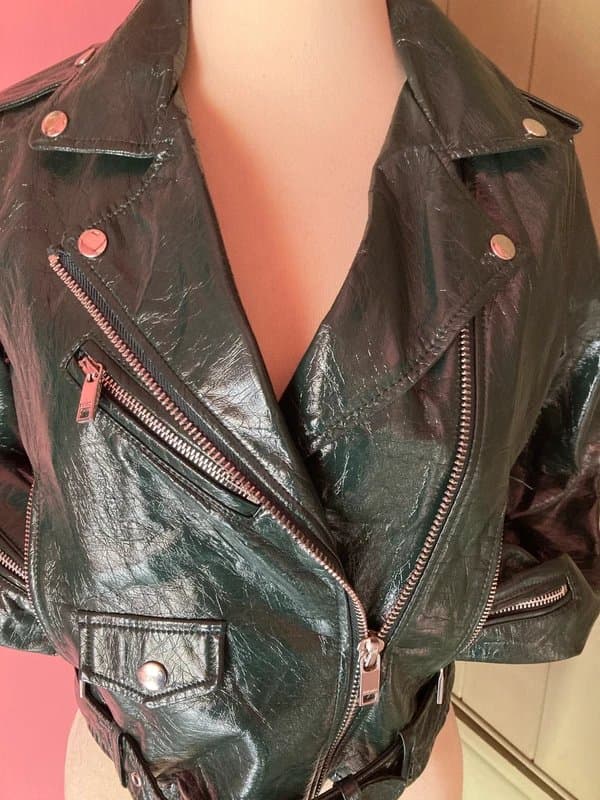 Bershka Bershka Leather effect Biker Jacket.
