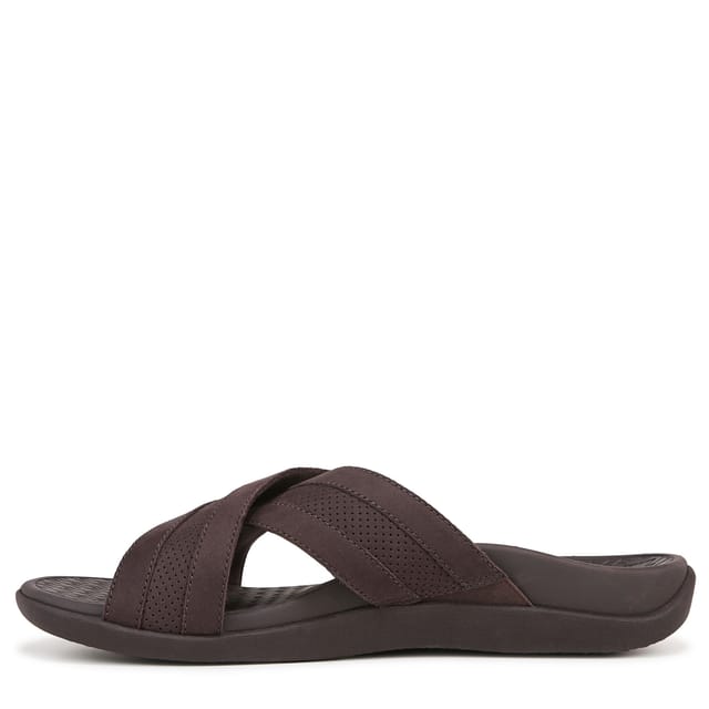 Vionic Vionic Men's Tide Slide Slide Sandals in Brown - 2