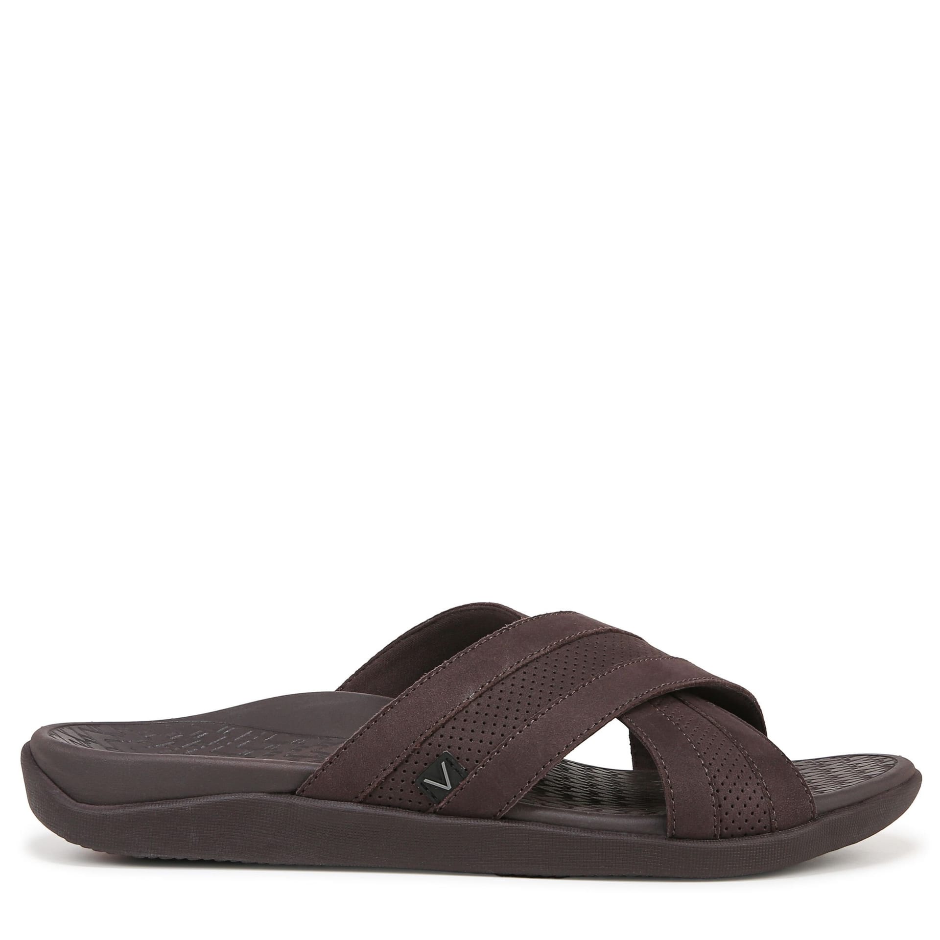 Vionic Vionic Men's Tide Slide Slide Sandals in Brown - 4