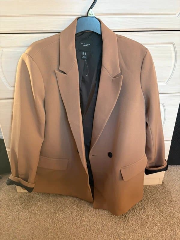 New Look Camel blazer size 14 petite