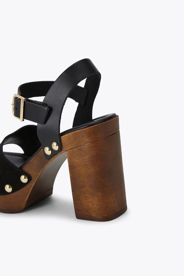 Carvela Carvela Women's 'Festa Block' Suede Heels in Black - 3