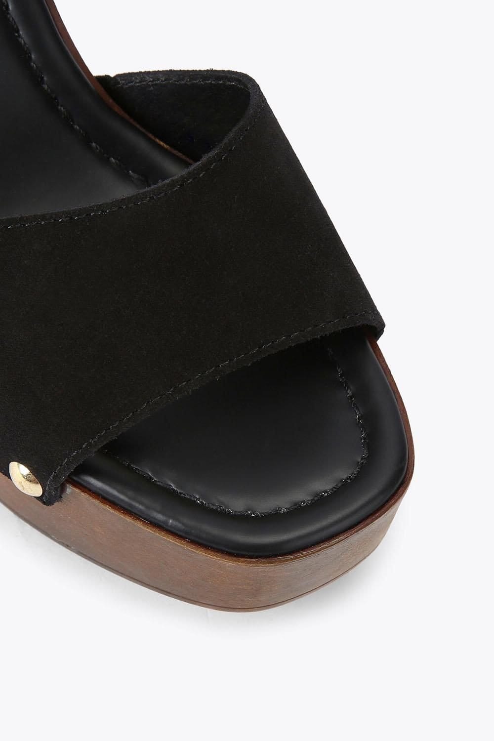 Carvela Carvela Women's 'Festa Block' Suede Heels in Black - 4