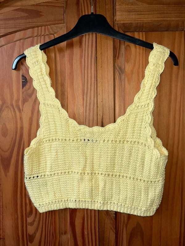 ASOS Yellow Crochet Co-Ord Set