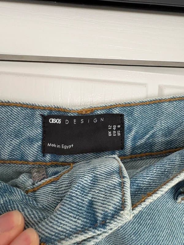 ASOS Design ASOS Hourglass Denim Mini Skirt