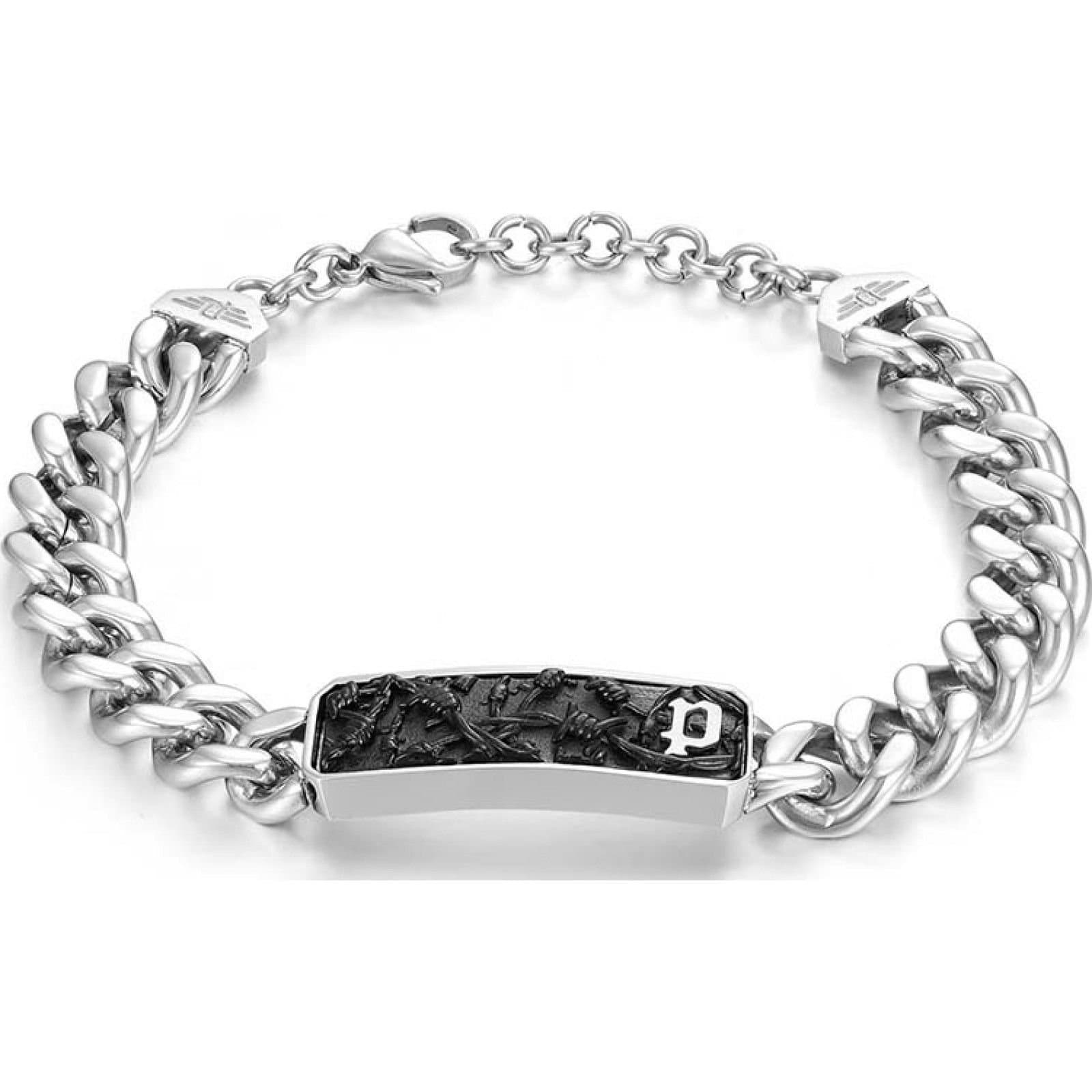 Police Police Men's Silver Wire Bracelet PEAGB0033801
