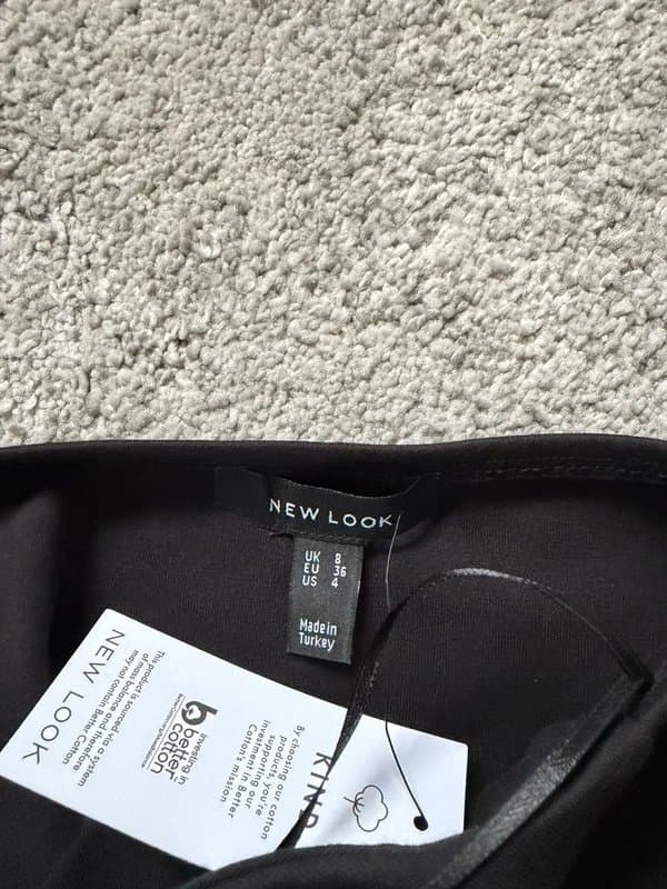 New Look New Look Black Halter Neck Crop Top