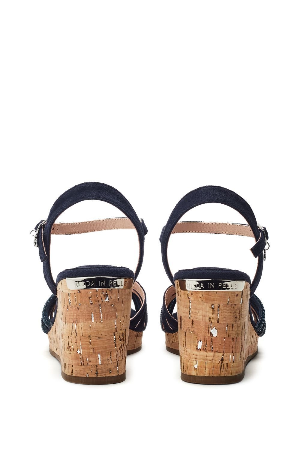 Moda In Pelle Moda In Pelle Women's 'Nerine' Porvair Wedges in Navy - 3