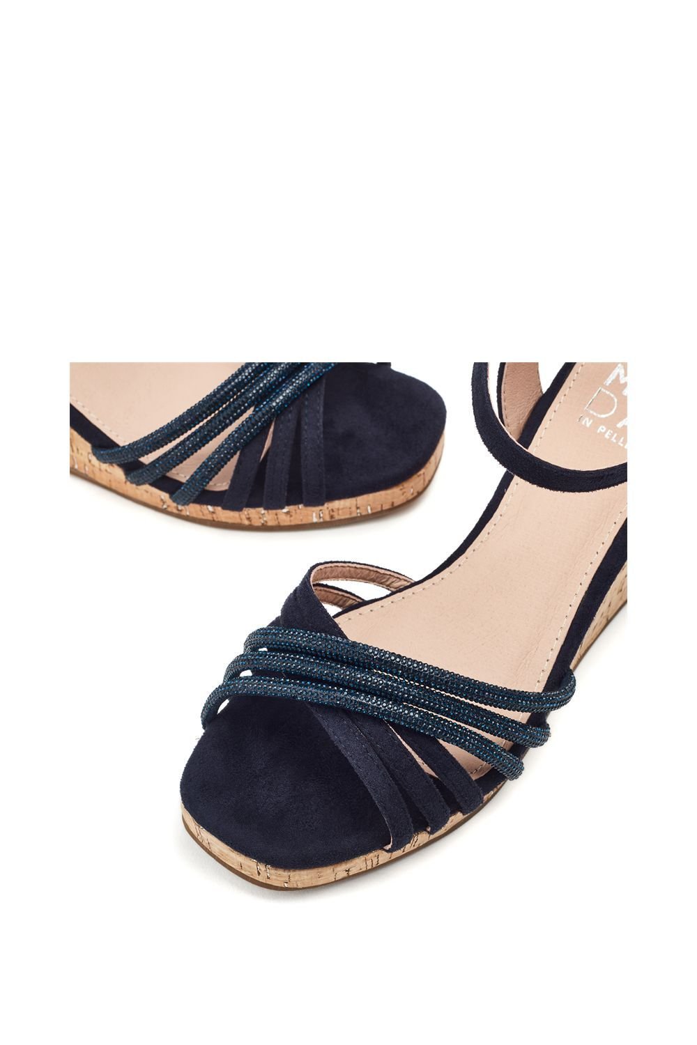 Moda In Pelle Moda In Pelle Women's 'Nerine' Porvair Wedges in Navy - 4