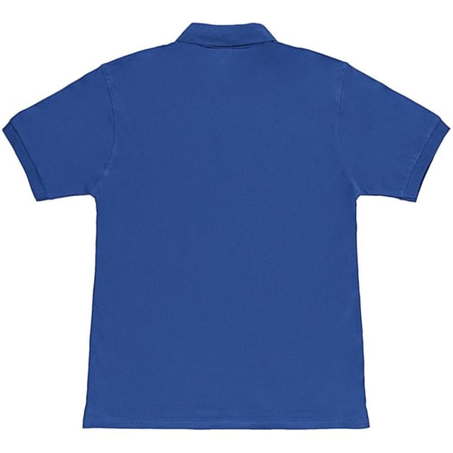 SG SG Men's Ring-Spun Cotton Short Sleeve Polo Shirt in Royal - 2