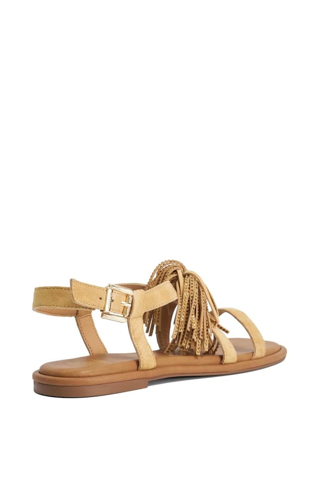 Dune London Dune London Women's 'Lysia' Suede Sandals in Camel - 3