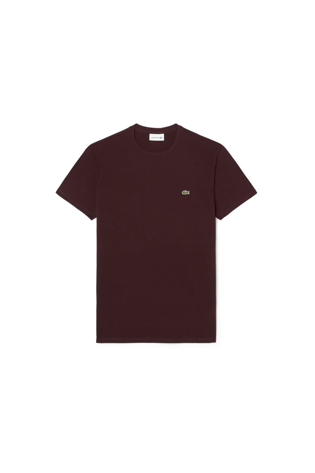 Lacoste Lacoste Men's Logo T-Shirt Oxalis in Burgundy
