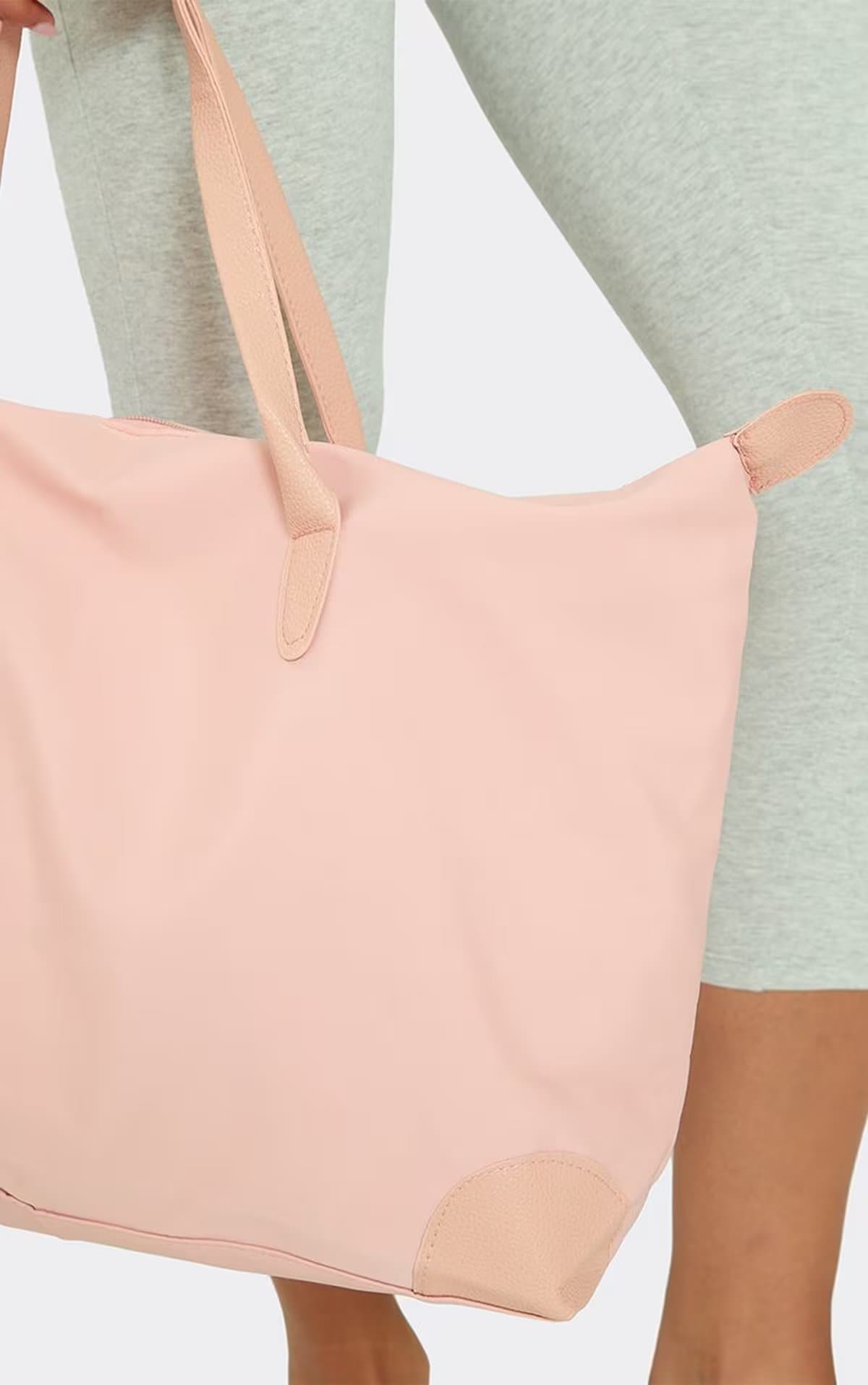 EGO Blair Oversized Shopper Bag In Pink Nylon, Women's Size UK 0