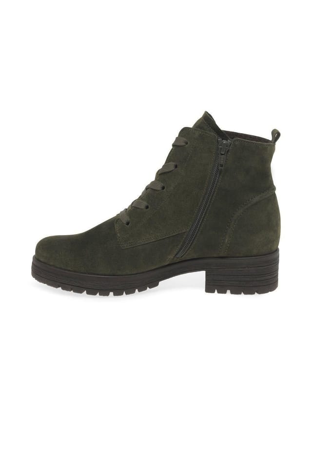 Gabor Gabor Women's 'Zumba' Lace Up Ankle Boots in Olive - 2
