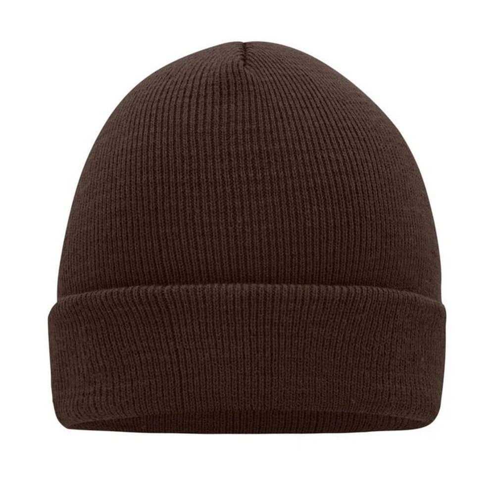 Myrtle Beach Myrtle Beach Men's Knitted Beanie in Chocolate