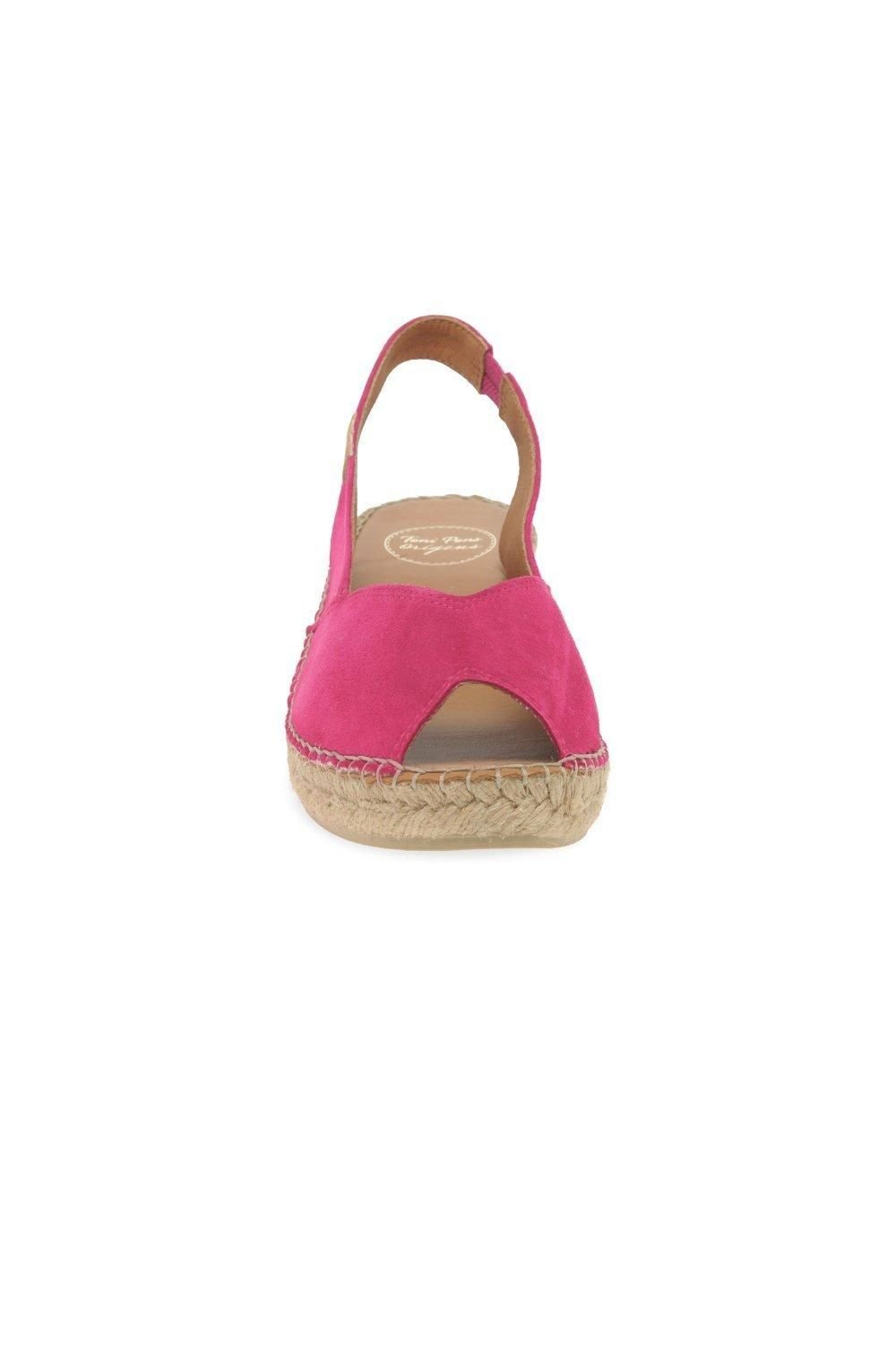 Toni Pons Toni Pons Women's 'Bernia' Wedge Heel Espadrilles Sandals in Fuchsia - 3