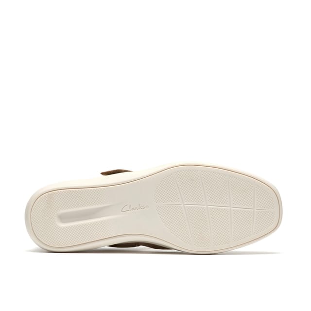 Clarks Clarks Women's Lynell Strap Taupe Nubuck Mary Jane in Beige - 3
