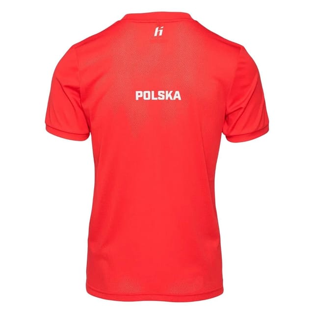 Huari Huari Men's Poland T-Shirt in Light Red - 2