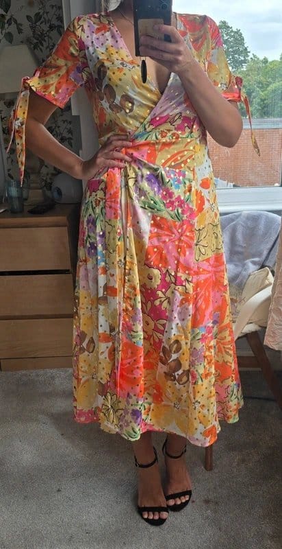 Never fully dressed wrap dress size M