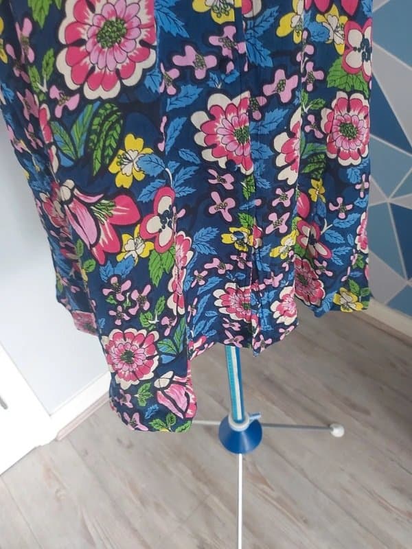 Next Size 16 - Next - Summer Dress - Navy Floral Pattern