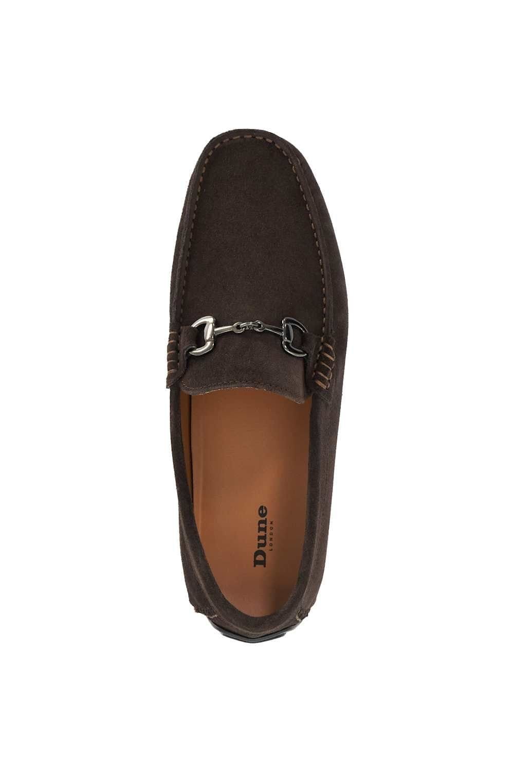 Dune London Dune London Men's 'Brackon' Suede Slip-On Shoes in Brown - 4