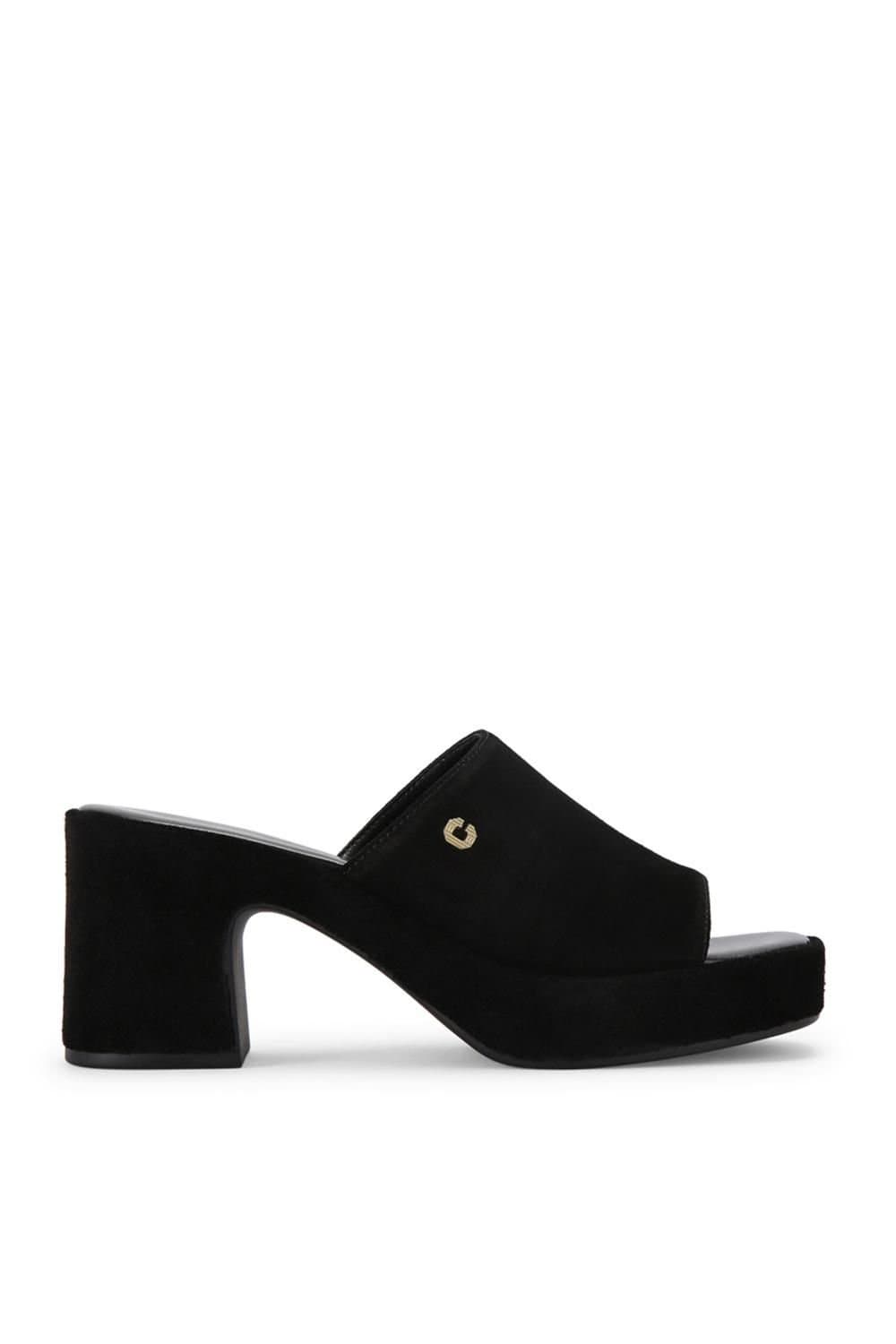 Carvela Carvela Black Suede Mule Heels