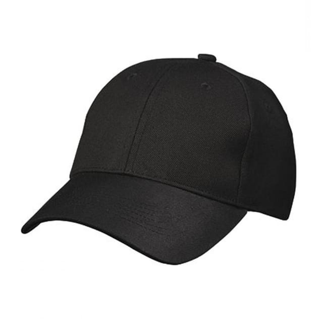 Myrtle Beach Myrtle Beach Men's Raver 6 Panel Baseball Cap in Black - 2