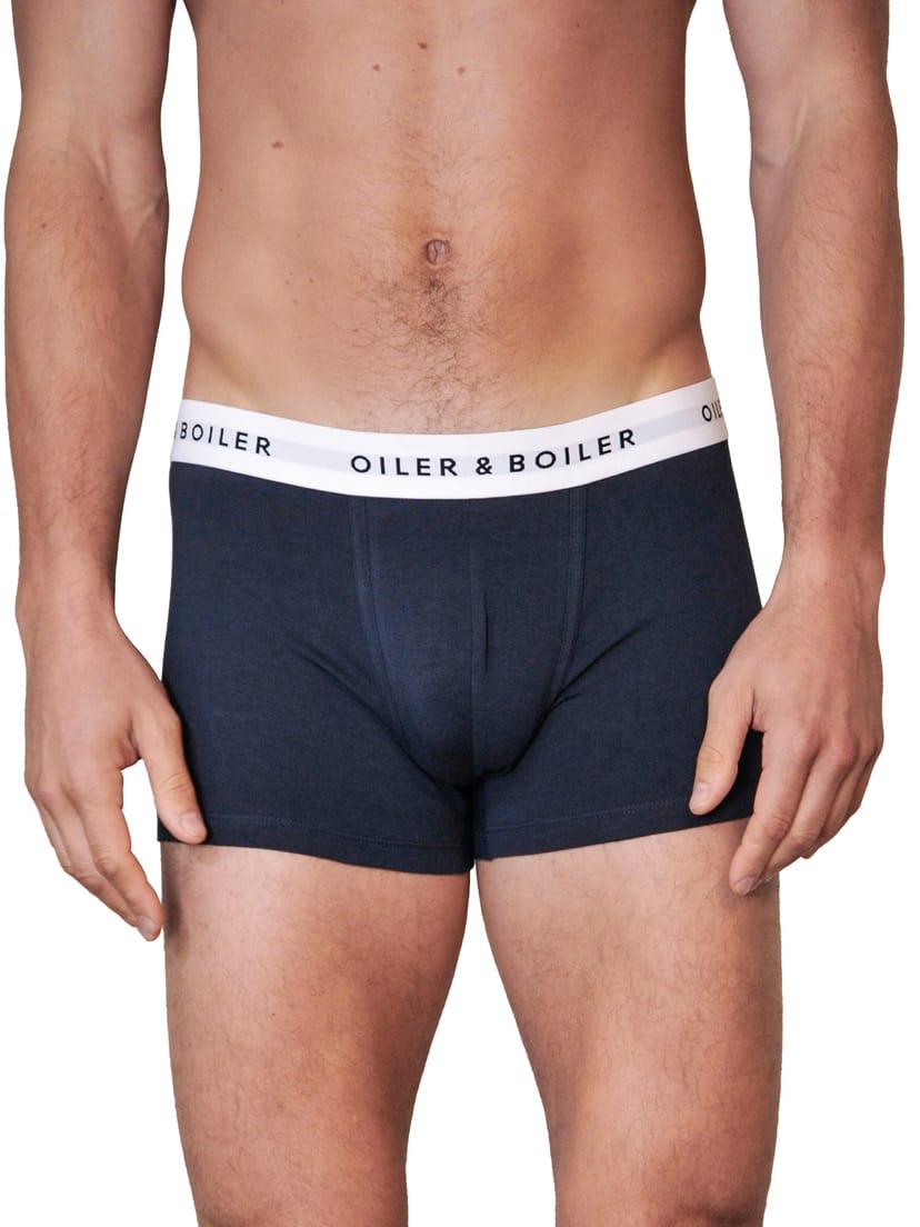 Oiler & Boiler Oiler & Boiler Men's Classic Boxer Brief in Navy - 1