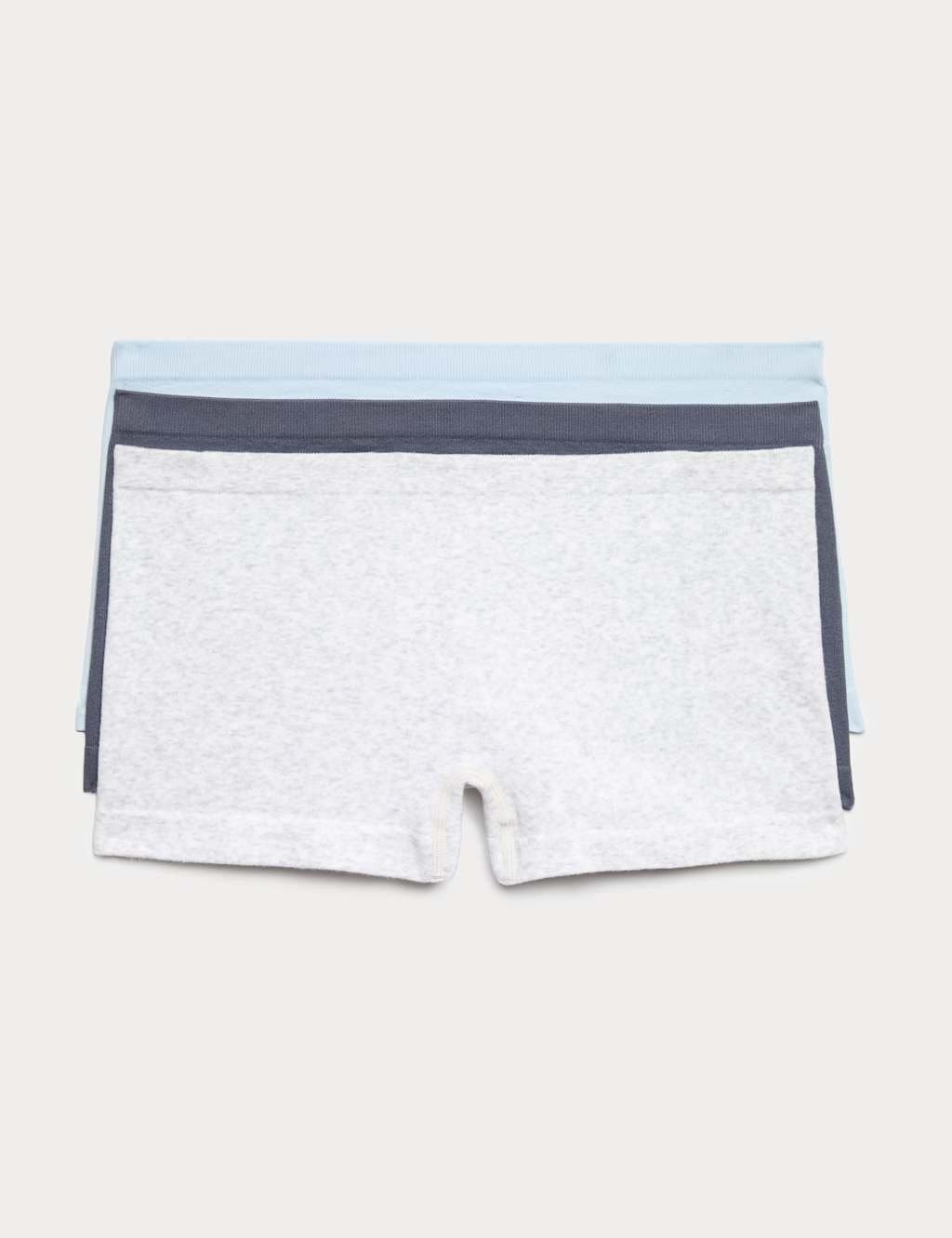 Marks & Spencer M&S 3 Pack Seamless Boxer Shorts Grey Mix
