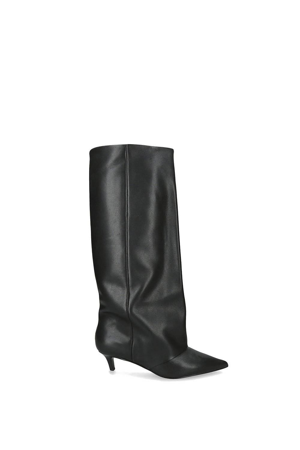 Steve Madden STEVE MADDEN Women's 'Luca Black' Leather Boots in Black - 1