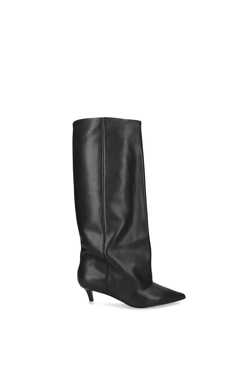 Steve Madden STEVE MADDEN Women's 'Luca Black' Leather Boots in Black - 1