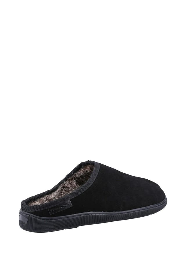 Hush Puppies Hush Puppies Men's 'Ashton' Suede Slippers in Black - 2