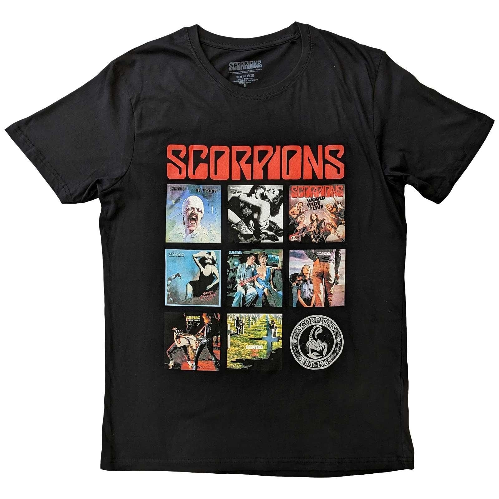 Scorpions Scorpions Men's Remastered Cotton T-Shirt in Black - 3