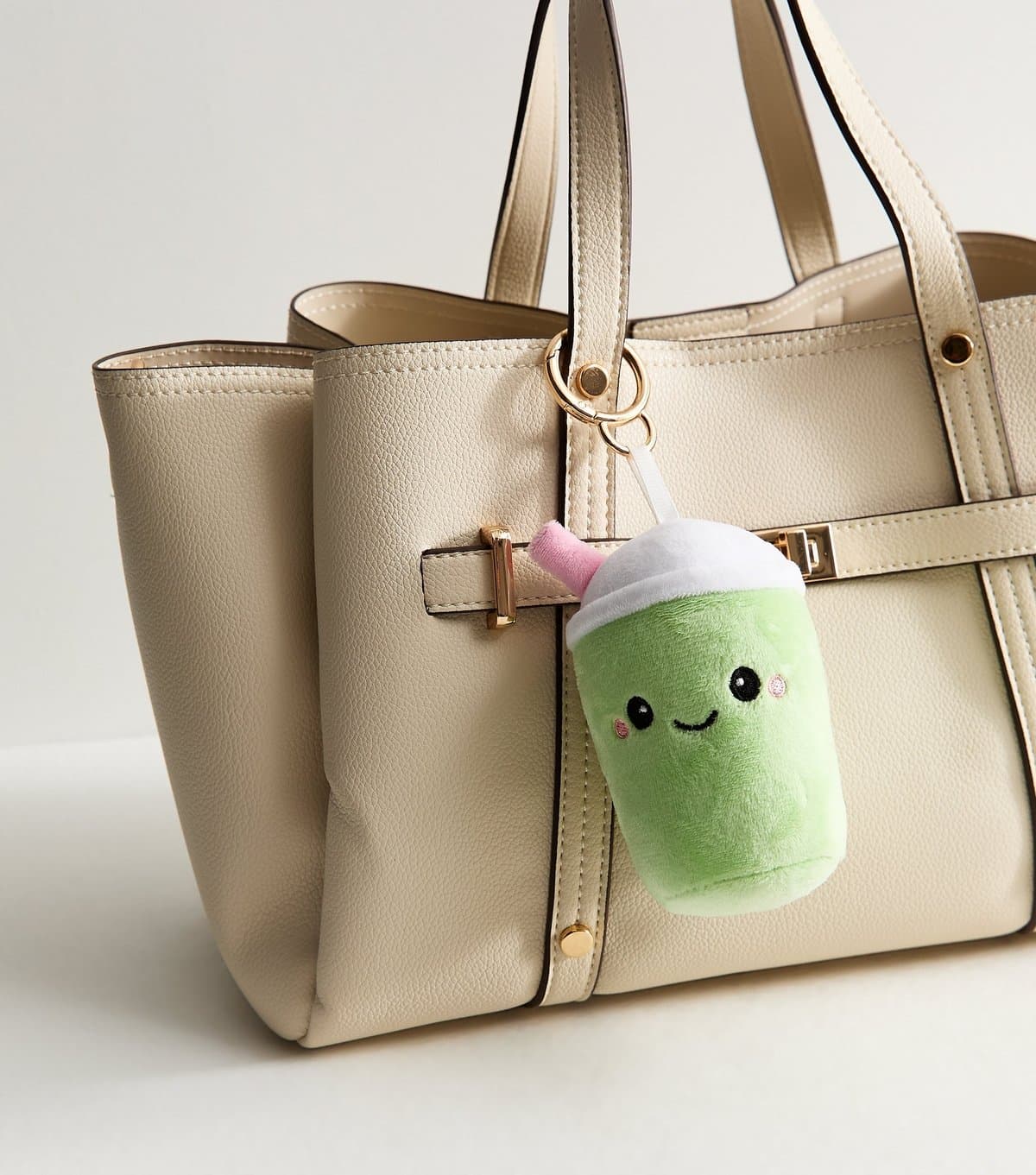 New Look Green Plush Matcha Bag Charm New Look