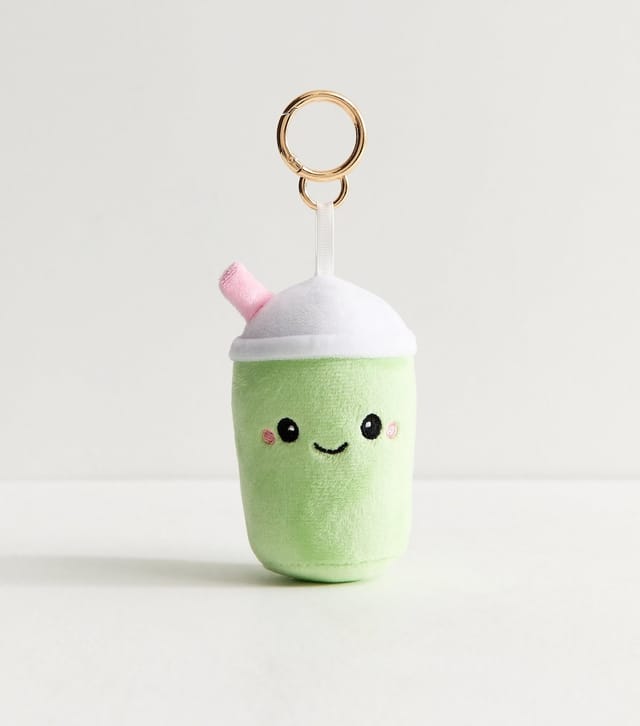 New Look Green Plush Matcha Bag Charm New Look - 2