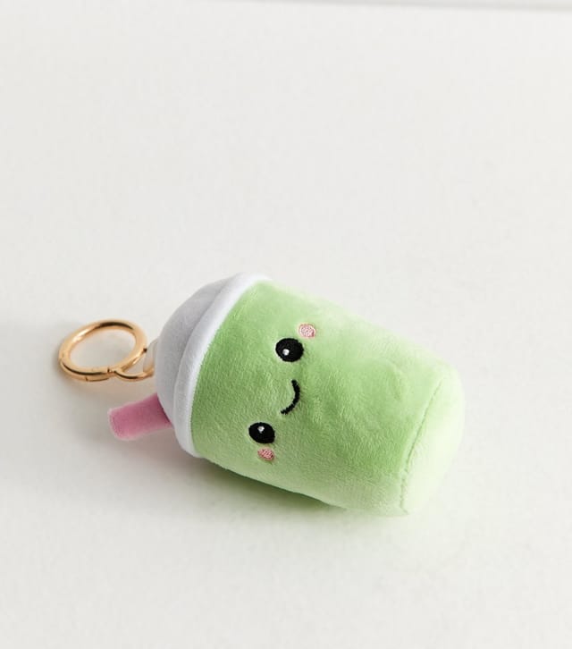 New Look Green Plush Matcha Bag Charm New Look - 3