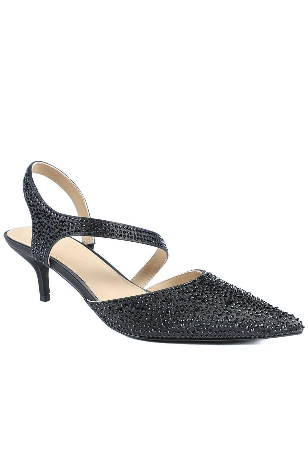 Jones Bootmaker Jones Bootmaker Women's Zula Embellished Occasion Court Shoes in Black