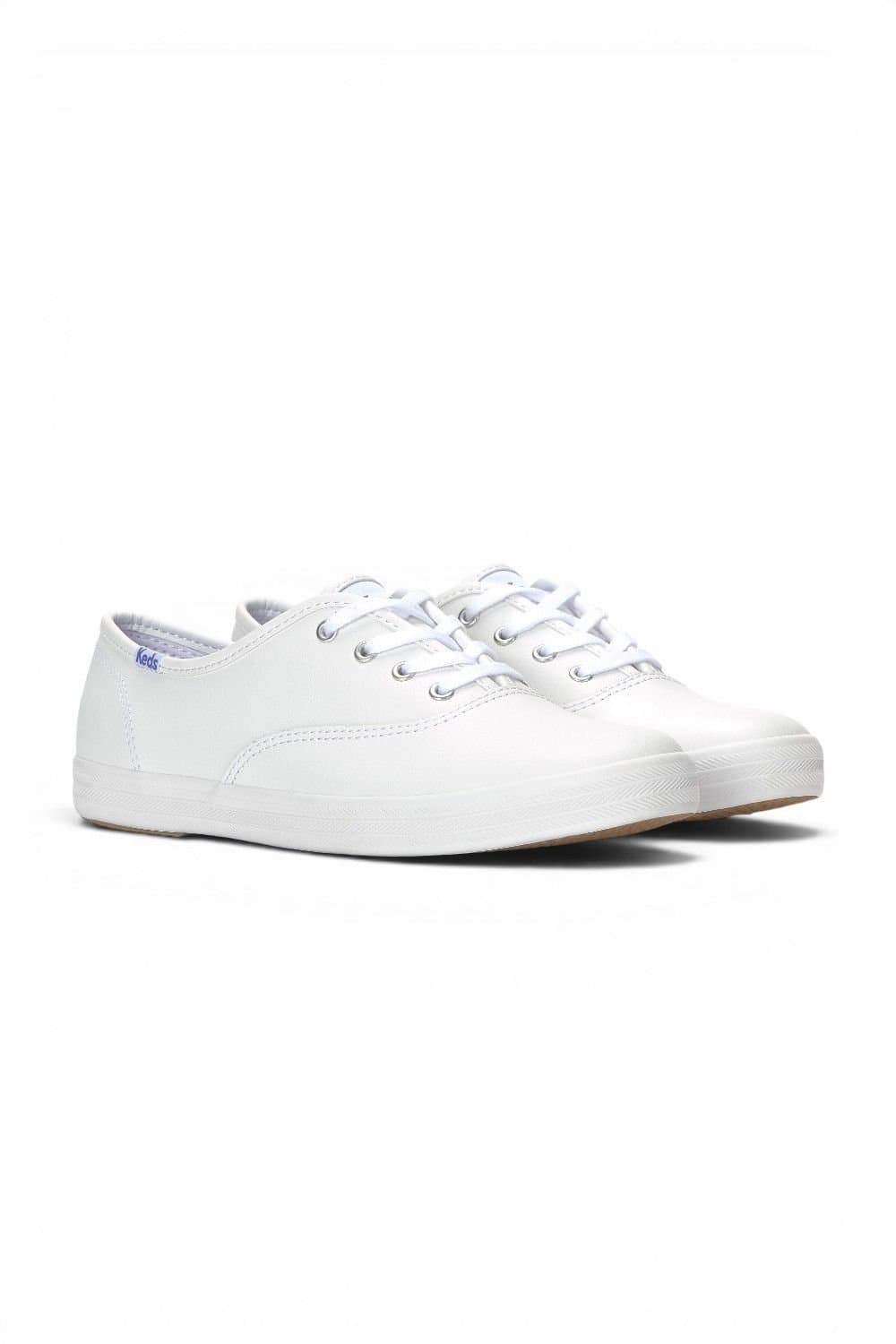 keds Keds Women's Champion Originals Leather Lace-Up in White