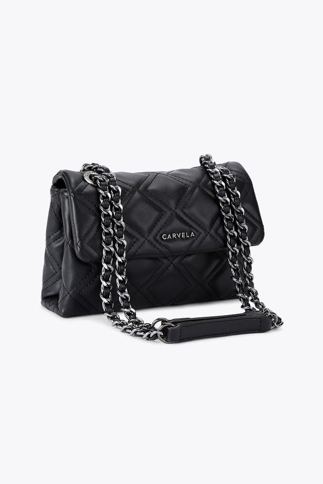 Carvela Carvela Women's 'Rosa Chain Shoulder' Bag in Black - 2
